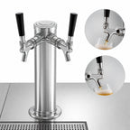 Thumbnail image #4 for Perlick Corporation 66585C-2 2-Faucet Draft Arm Beer Dispensing Kit for H Series Cabinet with 5 lb CO2 Cylinder