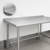 Thumbnail image #4 for Advance Tabco 12-Foot x 30-Inch 16-Gauge 430 Stainless Steel Work Table with 1-1/2-Inch Rear Up-Turn and Open Base