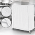 Thumbnail image #4 for Metro Waterproof Vinyl-Nylon Cart Cover for 60 x 24 x 74-Inch Queen Mary and Banquet Carts