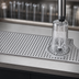 Thumbnail image #4 for Micro Matic Surface Mount Stainless Steel Drip Tray Trough with Integral Glass Rinser and Metropolis H Cutout, 52 Inch