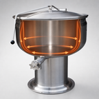Thumbnail image #4 for Southbend (Middleby) Southbend Steam KDPS-40F 40-Gallon Stationary Direct Steam Kettle with Full Jacket and Pedestal Base