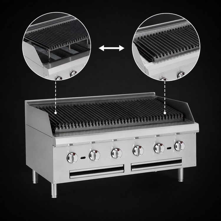 Product image #4 for Southbend HDC-12 12-Inch Gas Countertop Charbroiler with Cast Iron Radiants