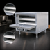 Thumbnail image #4 for Admiral Craft PO-22 Stackable 2-Deck Electric Pizza Oven with Ceramic Hearth Shelves