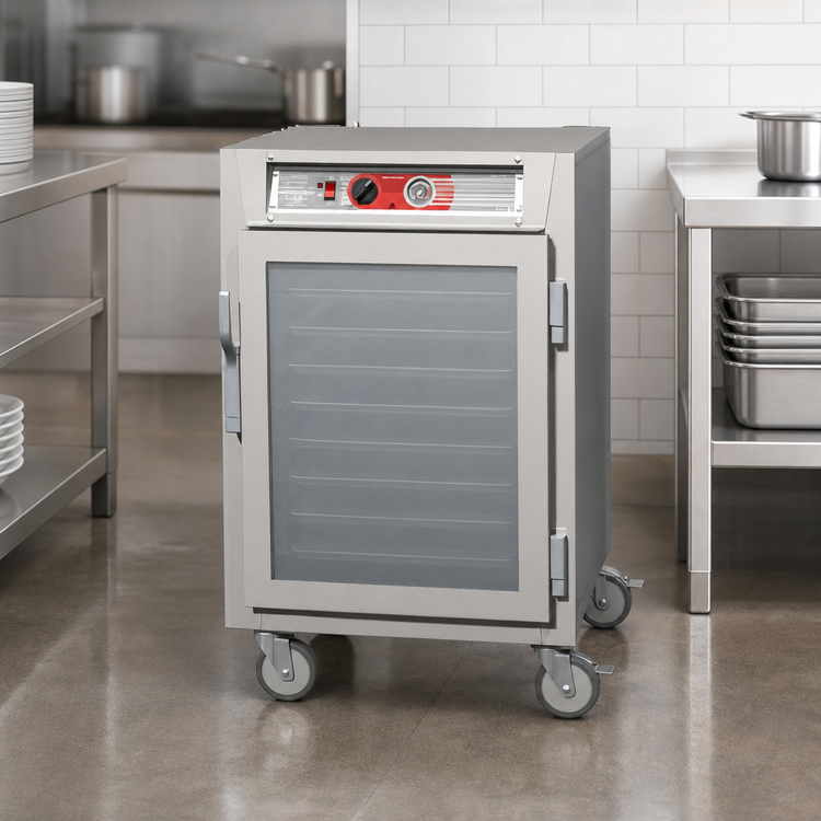 Product image #4 for Metro C5 6 Series Half-Height Pass-Thru Heated Holding Cabinet, 17-Pan Capacity, 120V