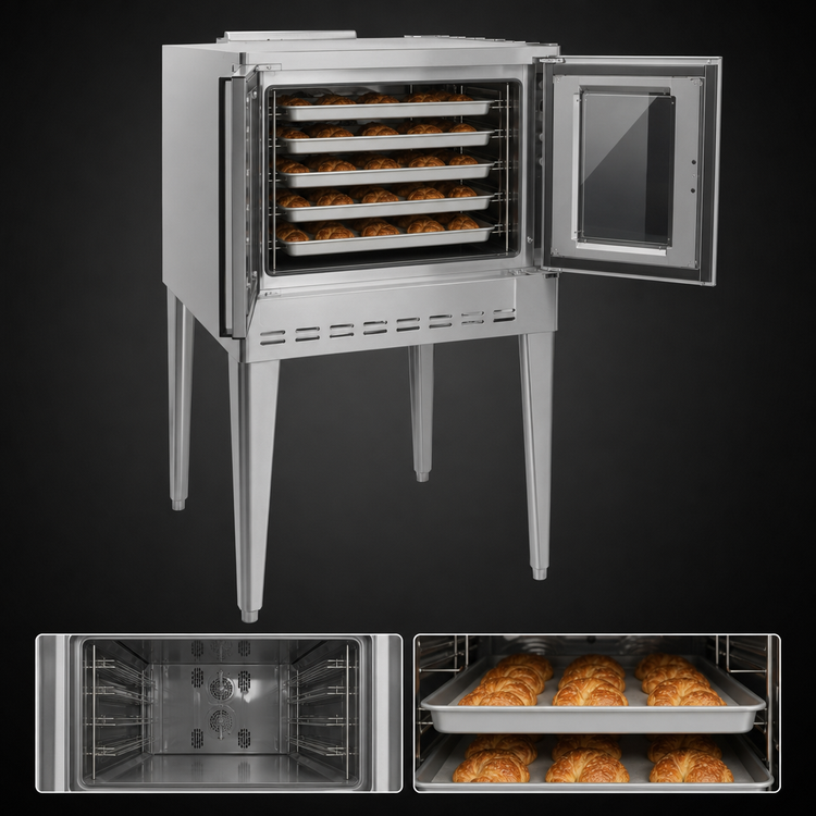 Product image #4 for Blodgett Premium Series DFG-200 ADDL Single-Deck Full-Size Bakery Depth Gas Convection Oven