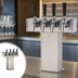 Thumbnail image #4 for Perlick 3780-4W-304SS 4-Faucet 304 Stainless Steel Tee Tower (Countertop, Air-Cooled)