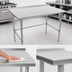 Thumbnail image #4 for John Boos Stallion 108-inch x 24-inch Stainless Steel Top Work Table with 1-1/2-inch Rear Backsplash