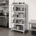 Thumbnail image #4 for Channel Manufacturing TT2460 Tubular Cantilever Shelving Unit, 60W x 24D x 72H, Aluminum