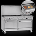 Thumbnail image #4 for Southbend Ultimate 60-Inch Gas Restaurant Range with 5 Burners, 24-Inch Griddle/Broiler, Standard Oven and Convection Oven