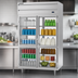 Thumbnail image #4 for Beverage-Air P Series Two-Section Pass-Thru Reach-In Refrigerator with 4 Glass Doors