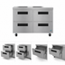 Thumbnail image #4 for Hoshizaki Steelheart UR48B-LPD4 48-Inch Low Profile Two-Section Undercounter Four-Drawer Refrigerator, 12 Cu. Ft.