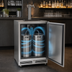 Thumbnail image #4 for Perlick HC24RS4S-I0-SLFLT Mobile Beer & Wine Tap with 2 Faucets