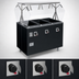 Thumbnail image #4 for Vollrath 2-Series Affordable Portable Deluxe 3-Well Mobile Hot Food Station with Sealed Wells and Breath Guard