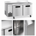 Thumbnail image #4 for Hoshizaki Steelheart 67-Inch Two-Section Worktop Refrigerator with Side-Mounted Self-Contained Refrigeration