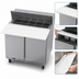 Thumbnail image #5 for Beverage-Air SPE36HC-10C 36-Inch Two-Door Sandwich Prep Table With 17-Inch Cutting Board and 10-Pan Top