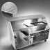 Thumbnail image #4 for Glastender Portable Bar for Glassware with 72-Inch Stainless Steel Top, 18-Inch Ice Bin and 24-Inch Beverage Compartment