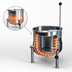 Thumbnail image #4 for Crown DC-20 20 Gallon Countertop Direct Steam Tilting Kettle