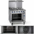 Thumbnail image #4 for Imperial (Middleby) Pro Series IR-G36-C 36-Inch Gas Range with 3/4-Inch Griddle and Convection Oven