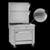 Thumbnail image #4 for Southbend Platinum 36-Inch Heavy Duty Modular Natural Gas Range with 4 Open Burners and 12-Inch Hot Top