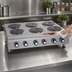 Thumbnail image #4 for 36-Inch Electric Countertop Hot Plate with 6 Round Plate Elements and Solid Top