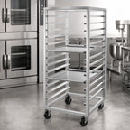 Thumbnail image #4 for Channel Manufacturing 411A-DOR Double-Section Side-Loading Aluminum Oven Rack, 40-Pan Capacity, No Lift