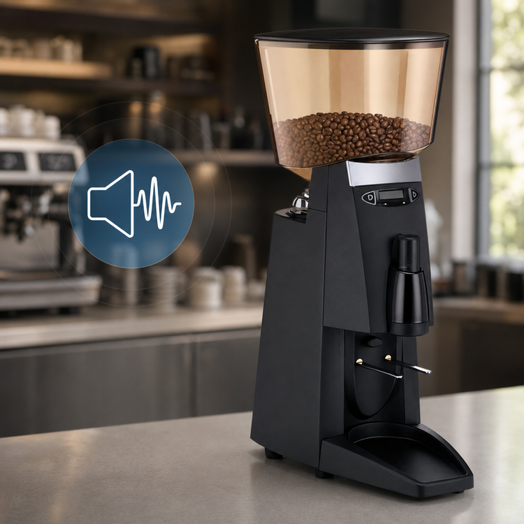 Product image #4 for Trento Santos 55 On-Demand Silent Commercial Coffee Grinder with 5 lb Bean Hopper