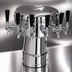 Thumbnail image #4 for Glastender 5-Faucet Mushroom Draft Dispensing Tower, Mirror Finish, Air-Cooled Countertop