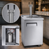 Thumbnail image #5 for Atosa 23-Inch Direct Draw Draft Beer Cooler, 1/2-Barrel Capacity, Dual Faucet Tower, Stainless Steel