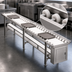 Thumbnail image #4 for Dinex DXIESR14 14 ft. PVC Roller Tray Make-Up Conveyor