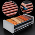 Thumbnail image #4 for Roll-A-Grill 45 Hot Dog Slanted Roller Grill with 10 GripsIt Rollers, 230V