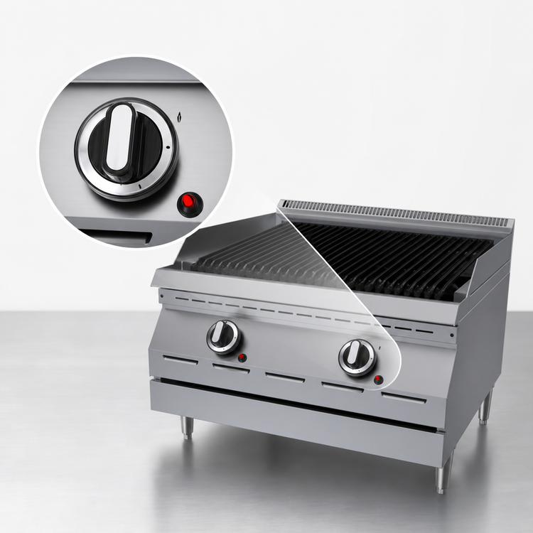 Product image #4 for Garland Designer Series 24-Inch Countertop Radiant Gas Charbroiler with Flame-Failure Protection