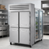 Thumbnail image #4 for True SPEC SERIES Pass-Thru Two-Section Reach-In Refrigerator with 4 Half Solid Front Doors and 2 Glass Rear Doors