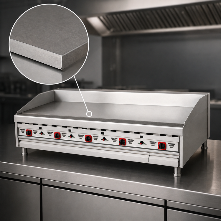 Product image #4 for MagiKitch'n 60-Inch Countertop Gas Griddle with Electric Thermostat and Matchless Ignition