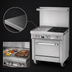 Thumbnail image #4 for Southbend Ultimate 36-Inch Gas Restaurant Range with 2 Open Burners, 24-Inch Griddle and Convection Oven