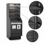 Thumbnail image #4 for Structural Concepts Fusion® MD1872SO Ambient Self-Service Packaging Counter with LED Top and Shelf Lights, Adjustable Shelving