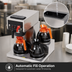 Thumbnail image #4 for Koffee King® Low Profile Automatic Fill Fresh Brew Coffee Brewer with Faucet, 3 Lower Warmers, and Pour Over Option
