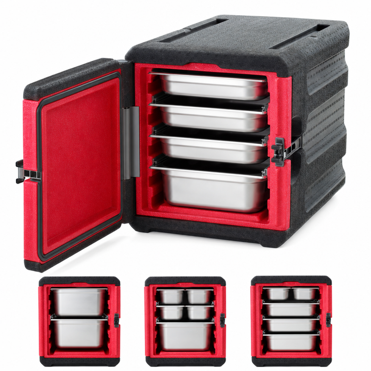 Product image #4 for Metro Mightylite ML300 Front-Load Insulated Food Pan Carrier, 4-Pan Capacity