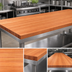 Thumbnail image #4 for Boos Block American Cherry Edge Grain Kitchen Countertop, 108 x 42 x 2-1/4 Inch, Varnique Finish
