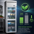 Thumbnail image #4 for Victory Elite™ VEFSA-1D-HG-HC One-Section Reach-In Half-Height Glass Door Freezer