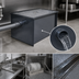 Thumbnail image #4 for BK Resources 20 lb. Carbon Steel Grease Trap with 10 GPM Flow Rate