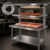 Thumbnail image #4 for Eagle Group 48-Inch Floor Model Pizza Holding Table with 2 Infrared Warmers, 208V