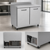 Thumbnail image #5 for 36-Inch Two-Section Worktop Freezer with Backsplash and Solid Hinged Doors