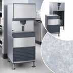 Thumbnail image #4 for Follett Products, LLC (Middleby) Symphony Plus 110FB414A-SI Freestanding Air-Cooled Chewblet Nugget Ice Dispenser, 90 lb Storage
