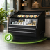 Thumbnail image #5 for Turbo Air Low-Profile Horizontal Open Display Merchandiser, 7.4 Cu. Ft., Self-Contained R-290