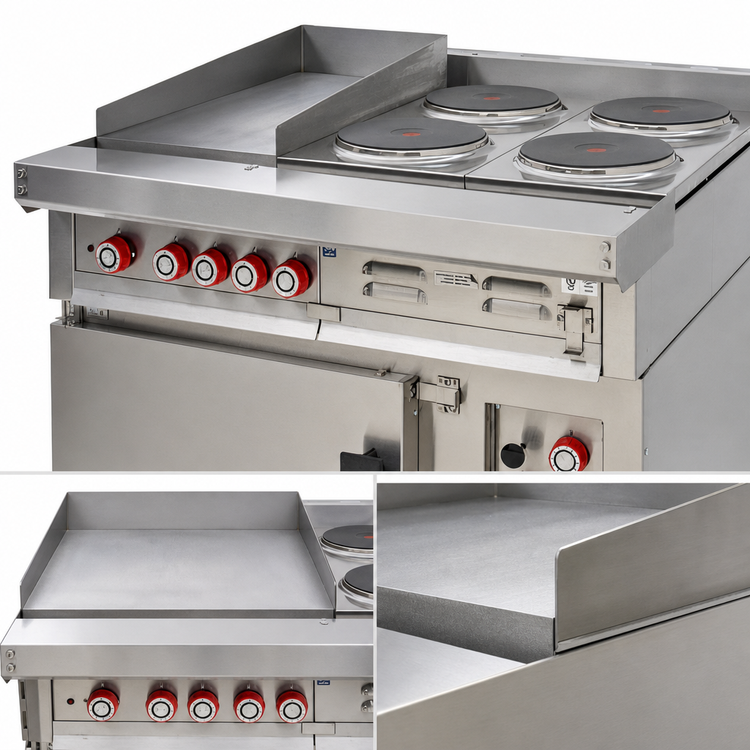 Product image #5 for Lang Marine Heavy Duty 36-Inch Electric Range with 36-Inch Griddle and Convection Oven Base