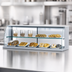 Thumbnail image #4 for Turbo Air TOMD-40HS High Model Top Display Dry Case Countertop Pastry Display Case, 39 Inch, 3 Cu. Ft.