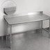 Thumbnail image #4 for Eagle Spec-Master Marine Series 144-Inch x 36-Inch Stainless Steel Work Table with 4-1/2-Inch Backsplash