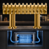 Thumbnail image #4 for Micro Matic Double Pedestal 12-Faucet Countertop Draft Beer Tower, PVD Brass, Glycol Cooled