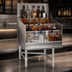 Thumbnail image #4 for Eagle Group Spec-Bar 36-Inch Wide x 24-Inch Deep Freestanding Stainless Steel Liquor Bottle Display Unit, 4-Step, No Speed Rail