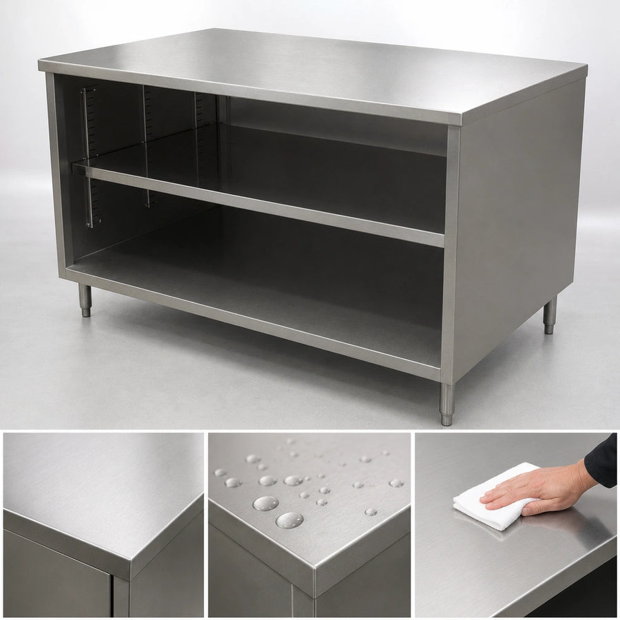 14-Gauge 304 Stainless Steel Top